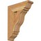 Ekena Millwork Funston Traditional Rough Sawn Bracket, Western Red Cedar, 4"W x 14"D x 18"H BKT04X14X18FST01RWR - alternate 1